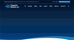 Desktop Screenshot of progressivedyn.com